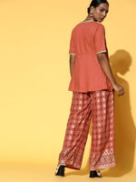 Thumbnail for All About You Ethnic Motifs Viscose Rayon Kurta Set - Distacart