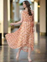 Thumbnail for Souchii Floral Print Tiered Dress – Flowy Fit & Flare