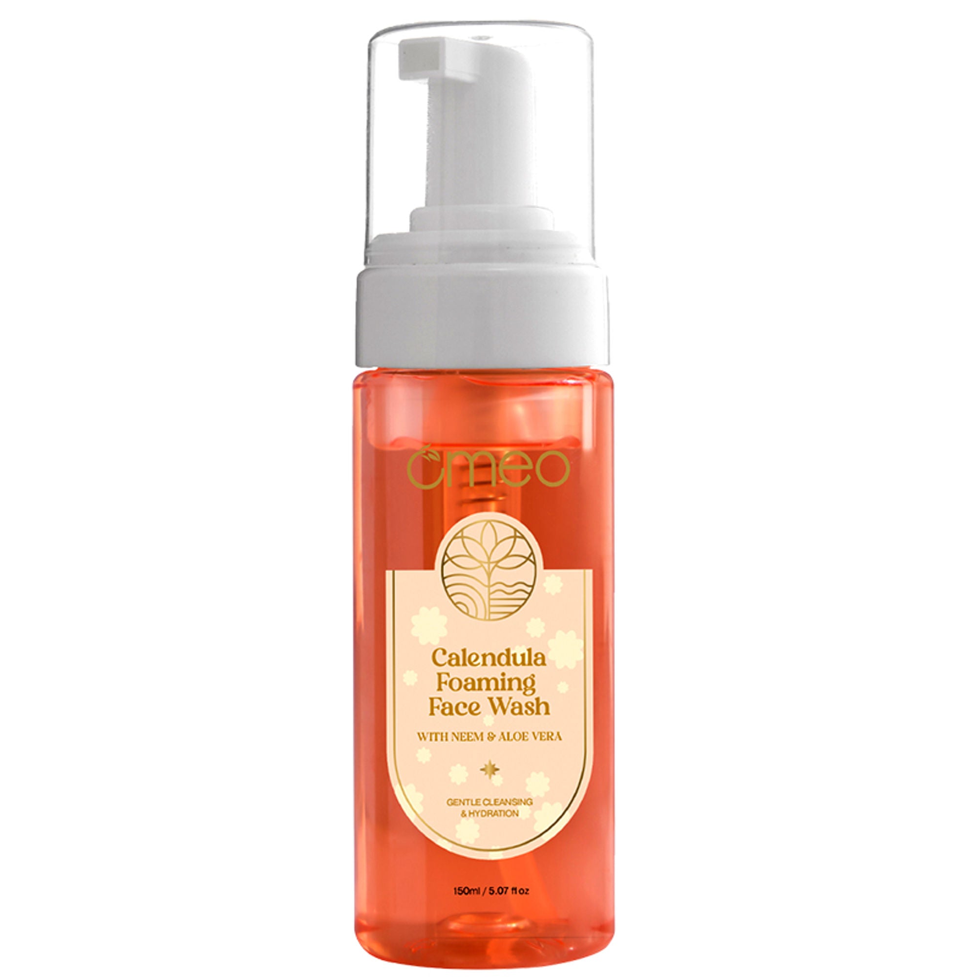 Omeo Calendula Foaming Face Wash - Gentle, Daily Use, Safe For All Skin Types - Dista
