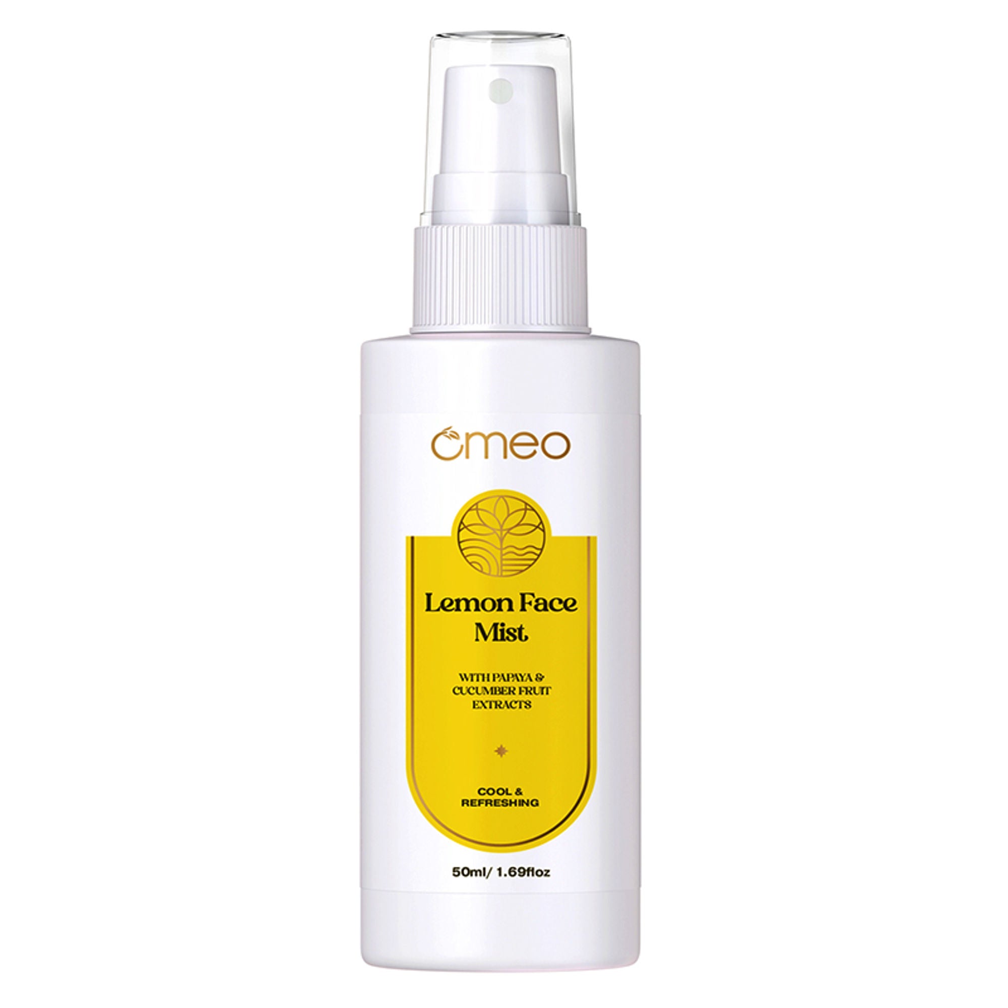 Omeo Lemon Face Mist With Papaya & Cucumber Extract - Cool & Refershing - Dista