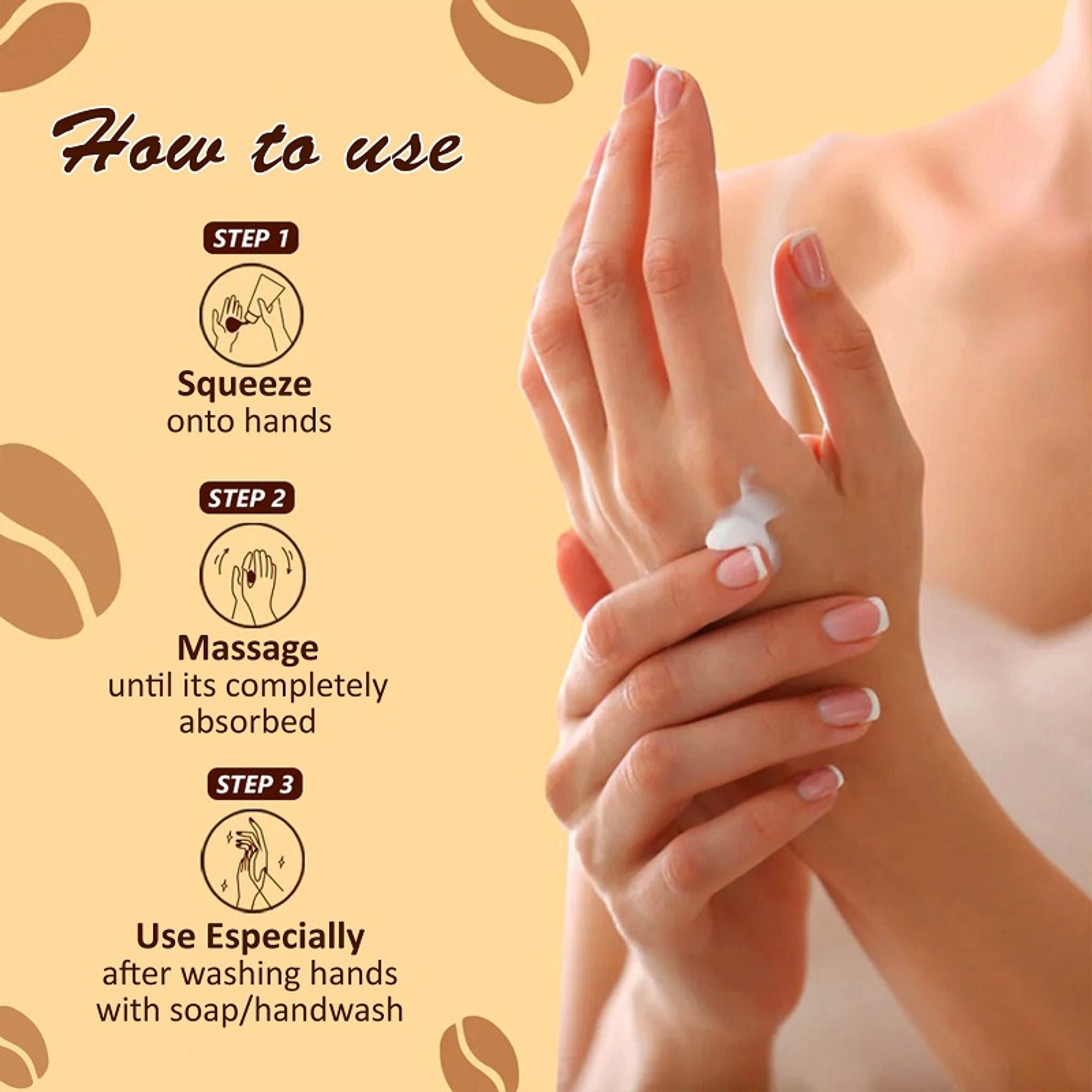 Omeo Coffee Hand Cream - For Glowing & Hydrated Hands - Dista