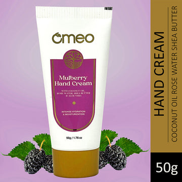 Omeo Mulberry Hand Cream - For Glowing & Hydrated Hands