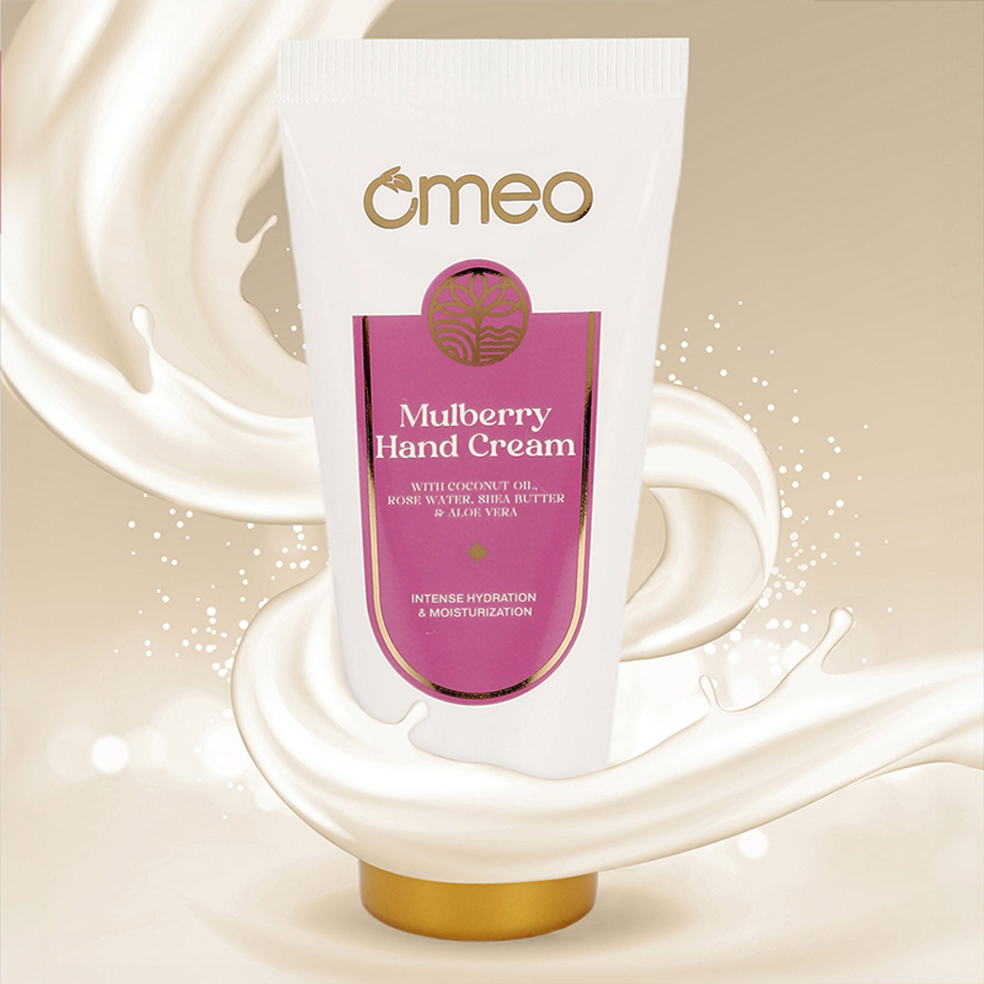 Omeo Mulberry Hand Cream - For Glowing & Hydrated Hands - Dista