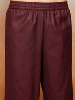 Thumbnail for Vishudh Embroidered Rund Neck Straight Kurta & Palazzos With Dupatta