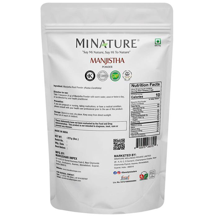 Minature Manjistha Organic Powder