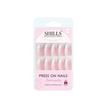 Thumbnail for shills professional reusable press on nails french almond spn744