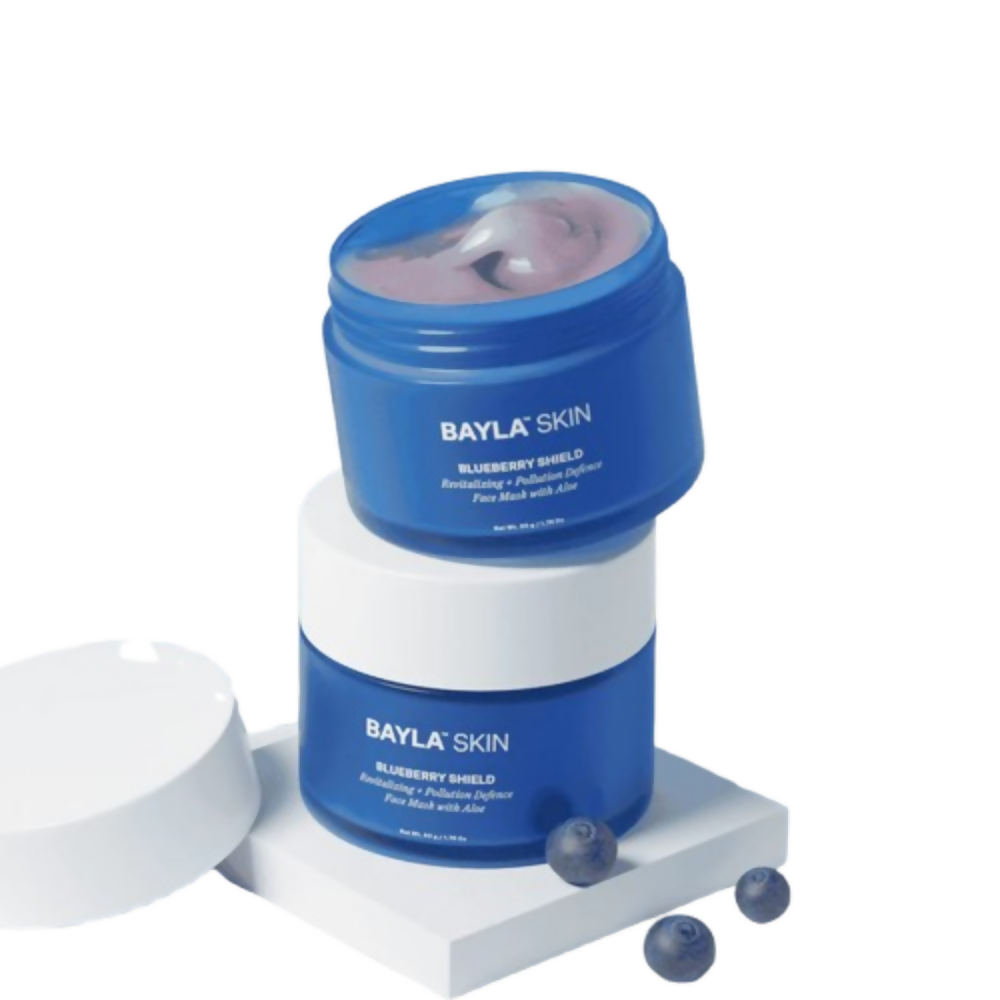 Bayla Skin Blueberry & 5% Niacinamide Skin Repair Face Mask - Dista