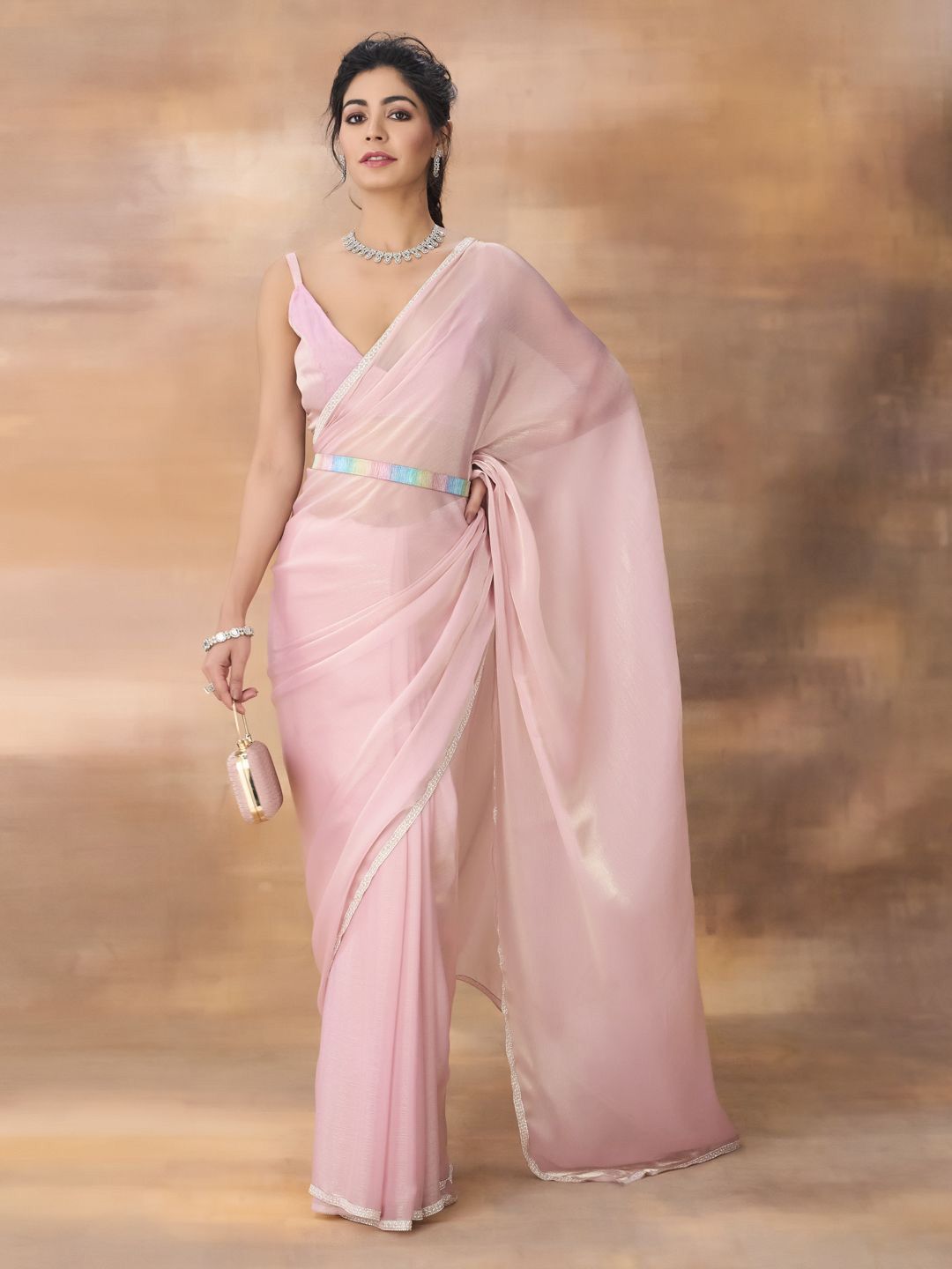 kasee Embellished Beads and Stones Saree - Distacart