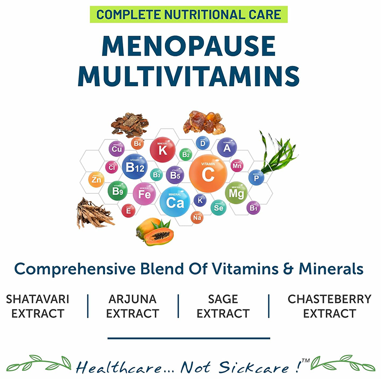 bliss welness menopause multivitamin support veg tablet