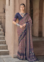 Thumbnail for Monjolika Fashion Silk Patola Print Multi Colour Traditional Saree