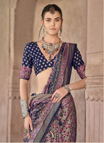 Thumbnail for Monjolika Fashion Silk Patola Print Multi Colour Traditional Saree