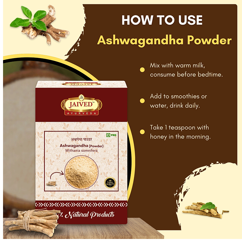 Jaived Ayurveda Ashwagandha Powder