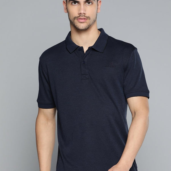 Alcis Men Polo Collar Anti Static Slim Fit Sports T-shirt - Distacart