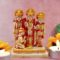 Thumbnail for Kitlyn Ram Darbar Statue, Lord Ram, Laxman, Sita And Hanuman Ji Murti Set - Distacart
