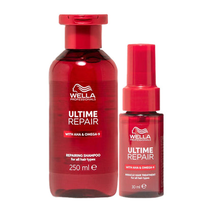 Wella Professionals Ultime Repair Shampoo & Serum Combo 1