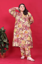 Thumbnail for Monjolika Fashion Multicolor Rayon Floral Print Classic Co-Ord Set