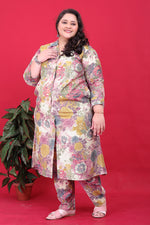 Thumbnail for Monjolika Fashion Multicolor Rayon Floral Print Classic Co-Ord Set