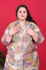 Thumbnail for Monjolika Fashion Multicolor Rayon Floral Print Classic Co-Ord Set