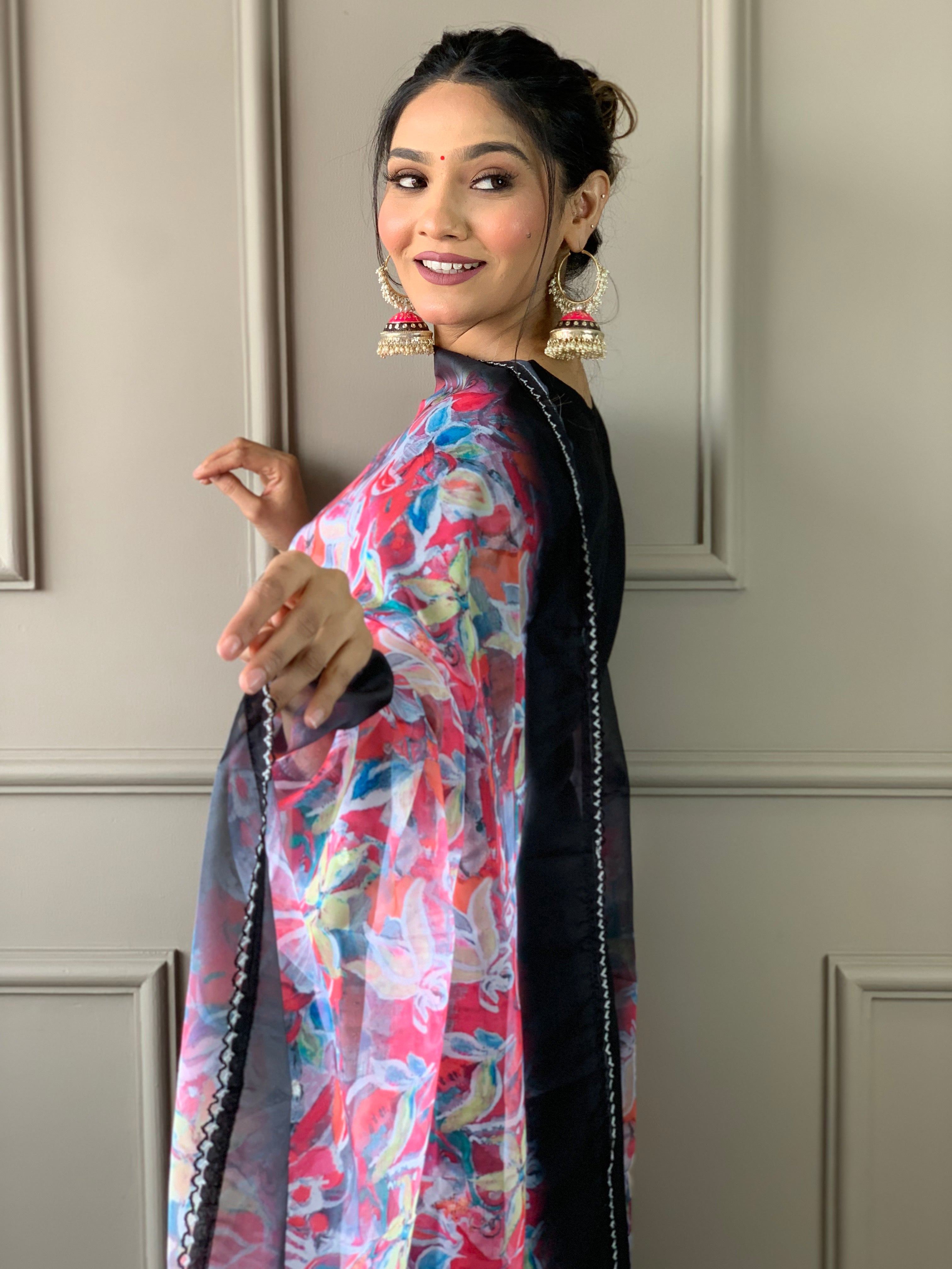 The52 Viscose Fabric work Straight cut Kurta, Pant and Dupatta Set