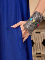 Thumbnail for InWeave Ink Blue Short Kurta