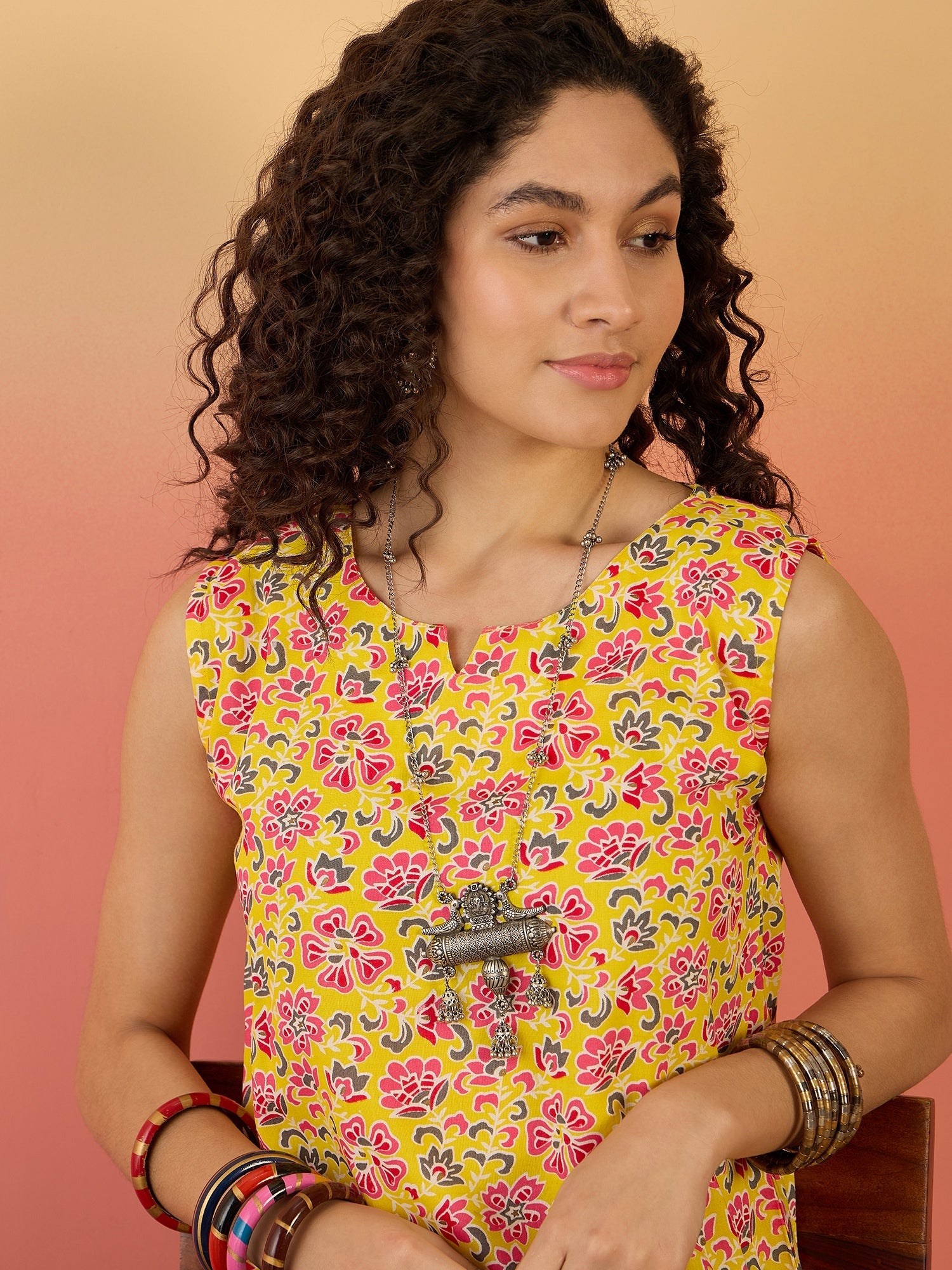 InWeave Bright Yellow Different W/S Top - Distacart