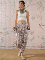 Thumbnail for InWeave Mauve Ethnic Window Harem Pant