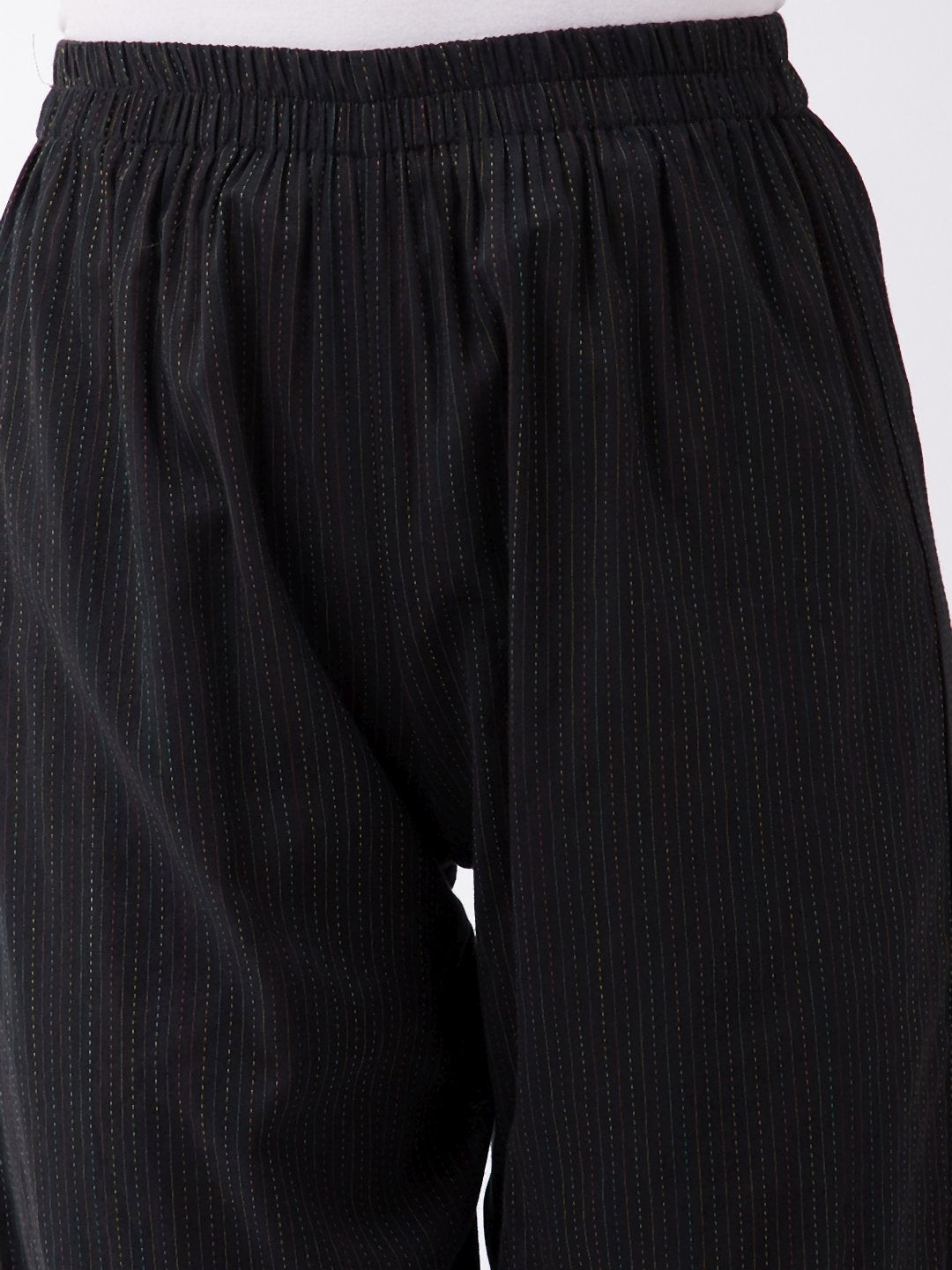 InWeave Black Kantha Pant
