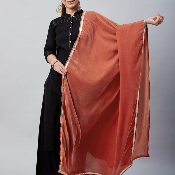 InWeave Rust Solid Velvet Shawl - Distacart