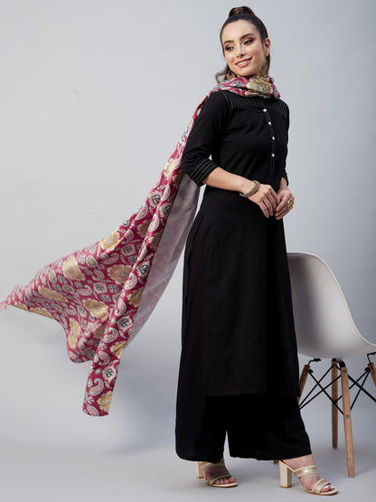 InWeave Red Printed Velvet Shawl - Distacart
