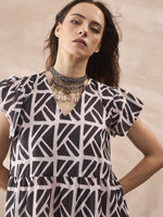 Thumbnail for InWeave Black Ivory Short Dress - Distacart