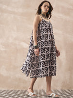 Thumbnail for InWeave Black Ivory Strappy Dress - Distacart