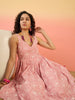 InWeave Pastel Peach Rubber Sweetheart Dress - Distacart