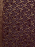 Thumbnail for Anouk Purple & Gold-Toned Woven Design Zari Pure Georgette Kanjeevaram Saree - Distacart