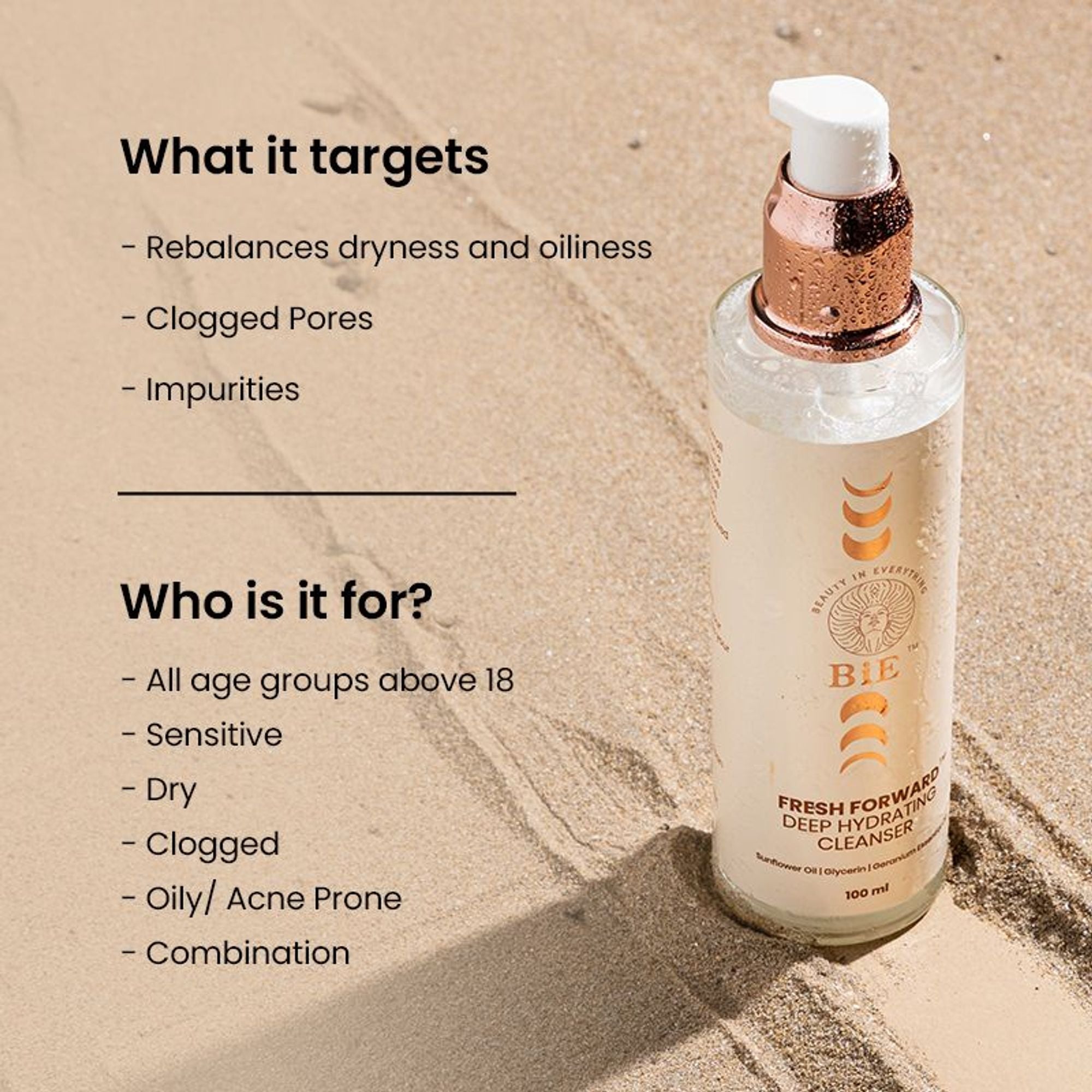 BiE Fresh Forward- Deep Hydrating Cleanser - Distacart