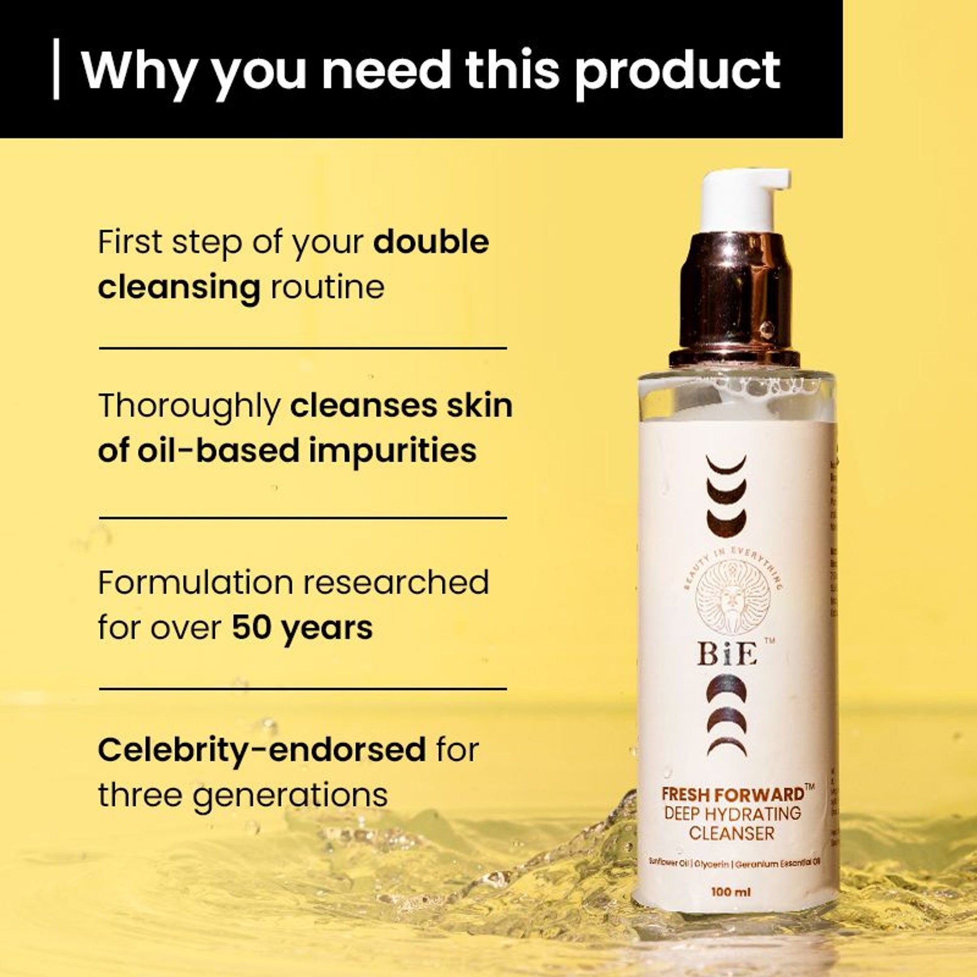 BiE Fresh Forward- Deep Hydrating Cleanser - Distacart