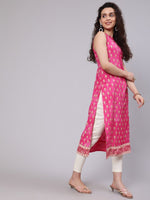 Thumbnail for Aks Ethnic Motifs Printed Straight Kurta - Distacart