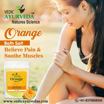 VedicAyurveda Orange Bath Salt - Dista