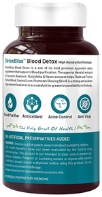 Thumbnail for bliss welness blood detox veg tablet