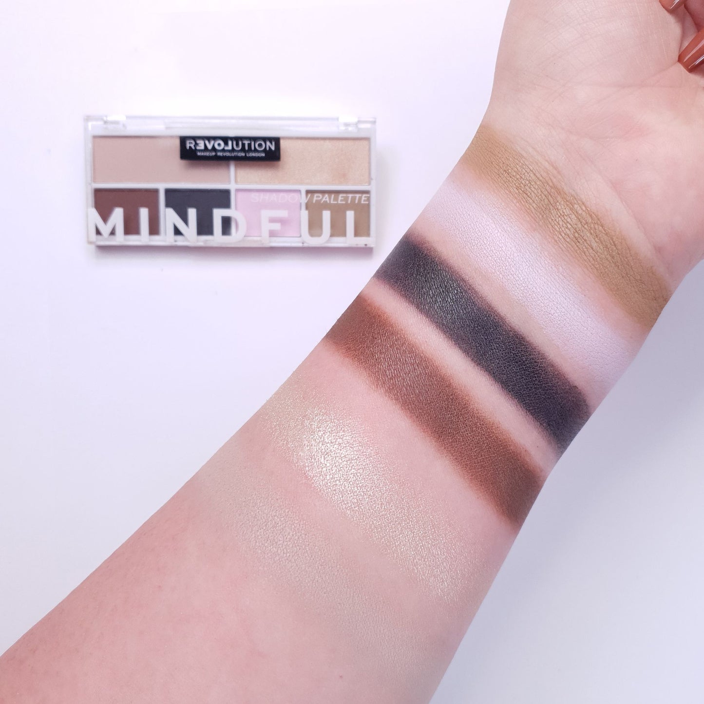 Makeup Revolution Relove Colour Play Eyeshadow Palette - Mindful Palette - Distacart