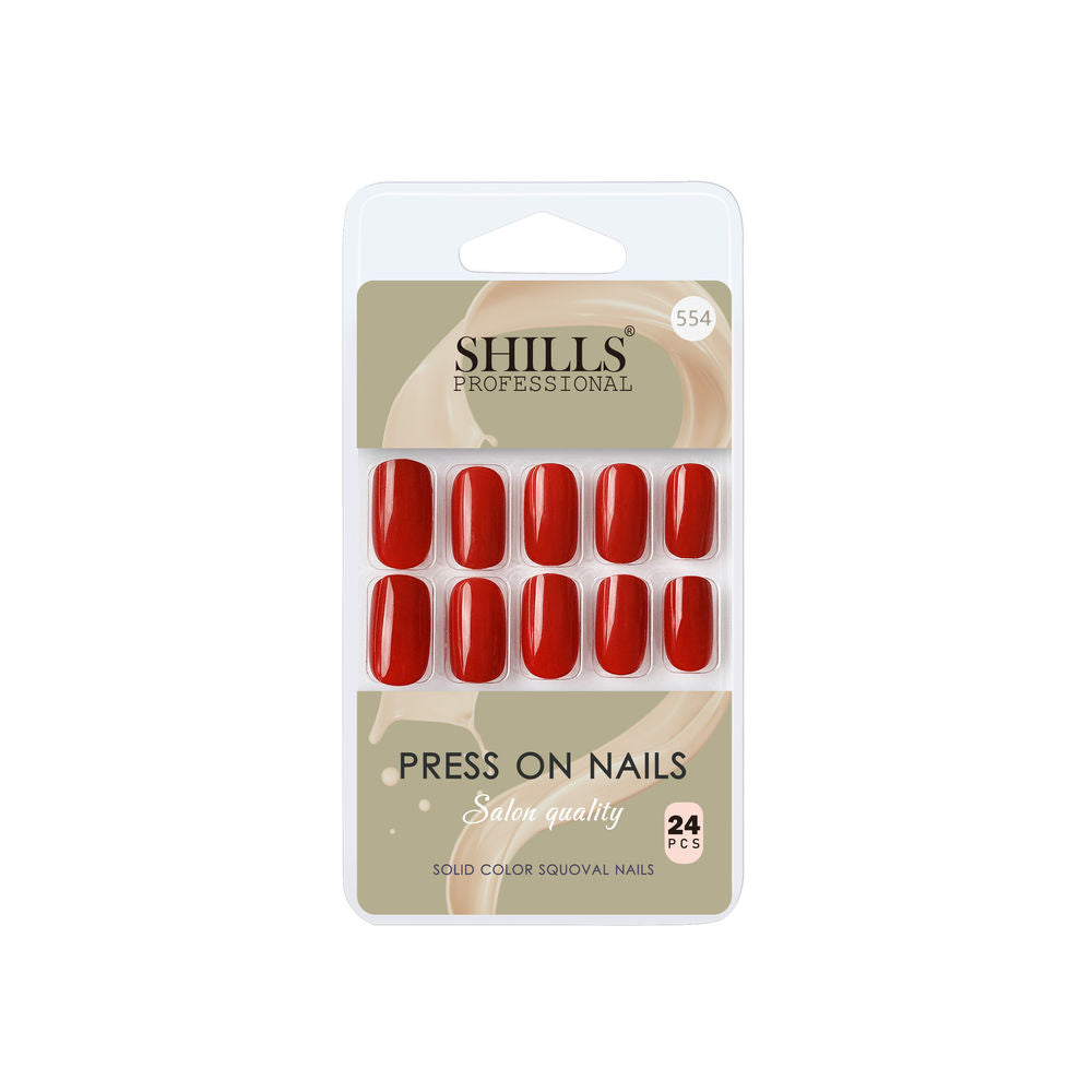 shills professional reusable press on nails square spn554