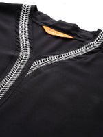 Thumbnail for Indo Era Ethnic Motifs Embroidered Regular Kurta with Trousers