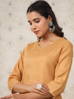 Thumbnail for Ode by House of Pataudi Striped Kurta With Trousers - Distacart