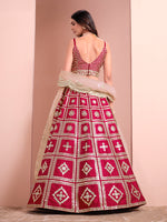 Thumbnail for Monjolika Fashion Rani Embroidered Art Silk Trendy A Line Lehenga Choli
