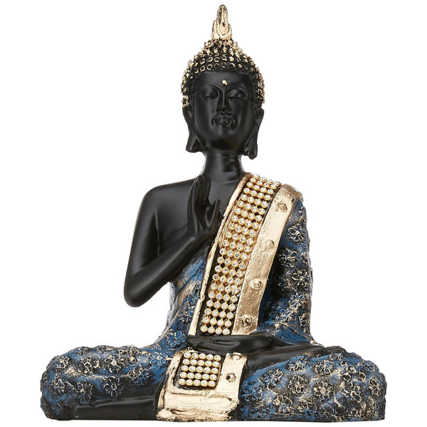 eCraftIndia Handcrafted Meditating Lord Buddha Polyresin Idol - Distacart