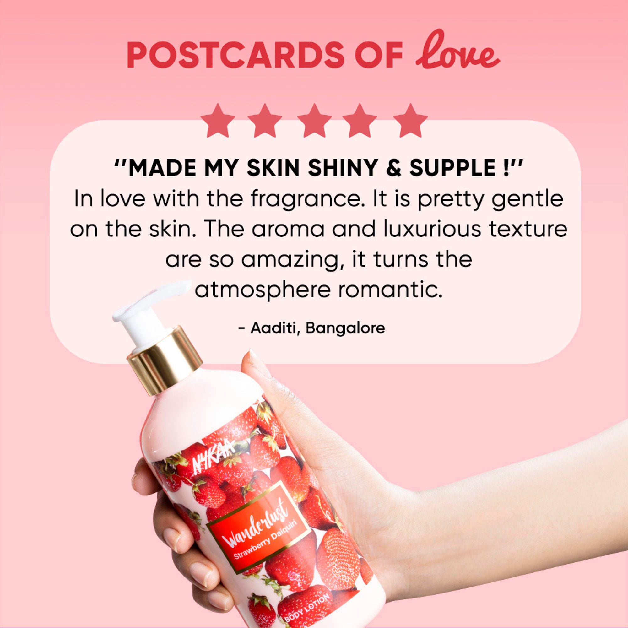 Wanderlust Moisturizing Body Lotion - Strawberry Daiquiri - Distacart