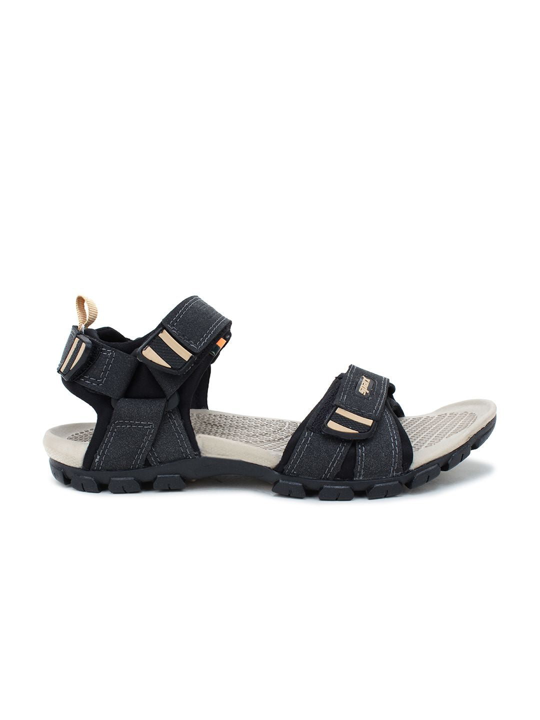 Sparx Men SS-481 Black and Beige Sports Sandals