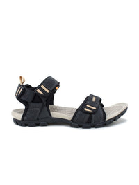 Thumbnail for Sparx Men SS-481 Black and Beige Sports Sandals