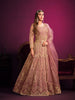 Anaita Pink Embroidered Net Anarkali Suit - Distacart