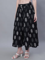 Thumbnail for TAG 7 Women Floral Printed Flared Palazzos