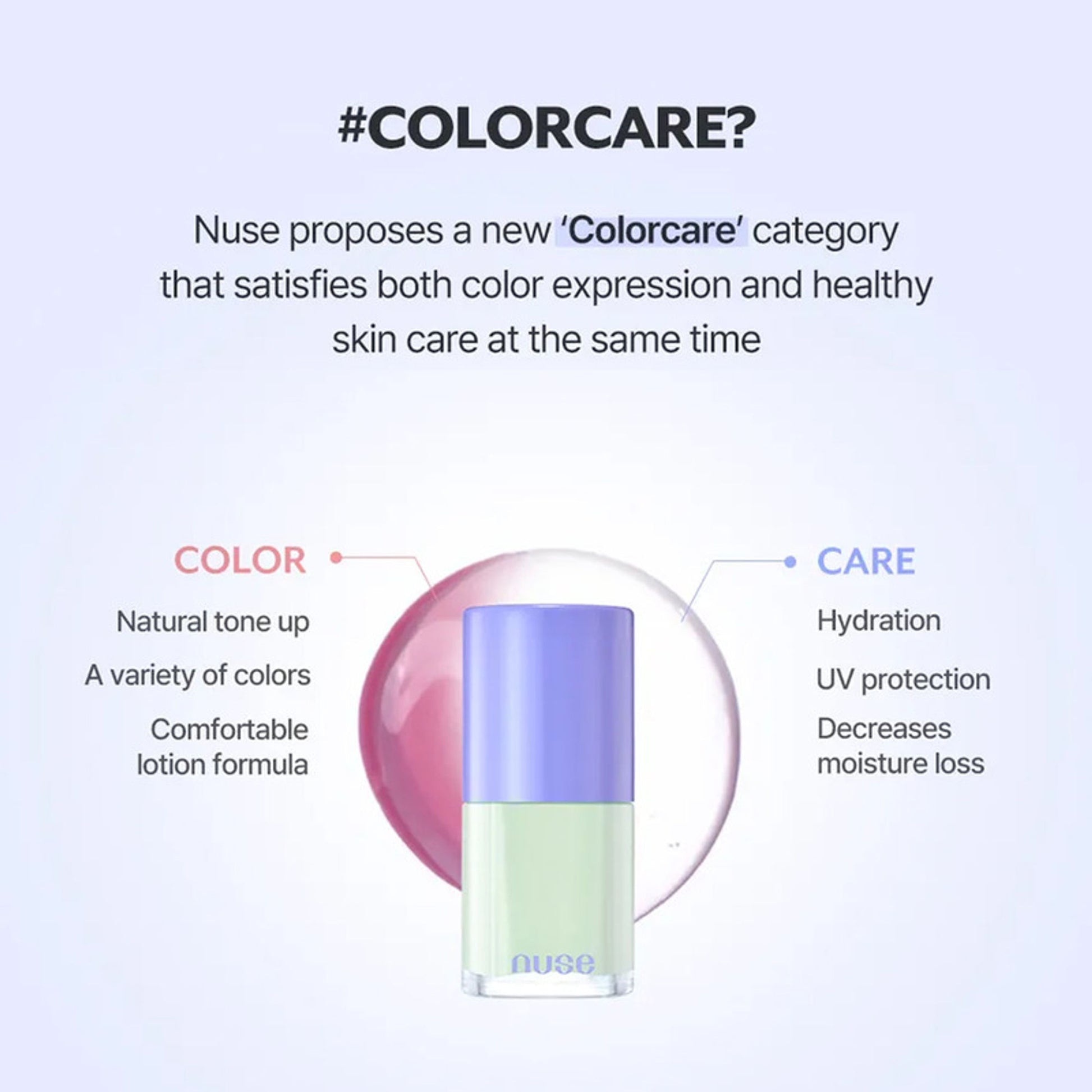 NUSE Care Tone-Up - Peach - Distacart